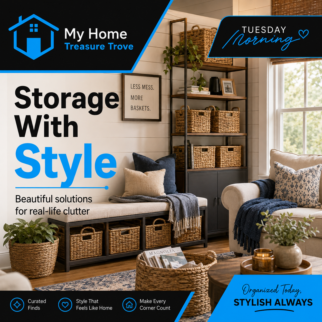 Storage With Style: How to Organize Real-Life Clutter Without Losing Your Home’s Personality
