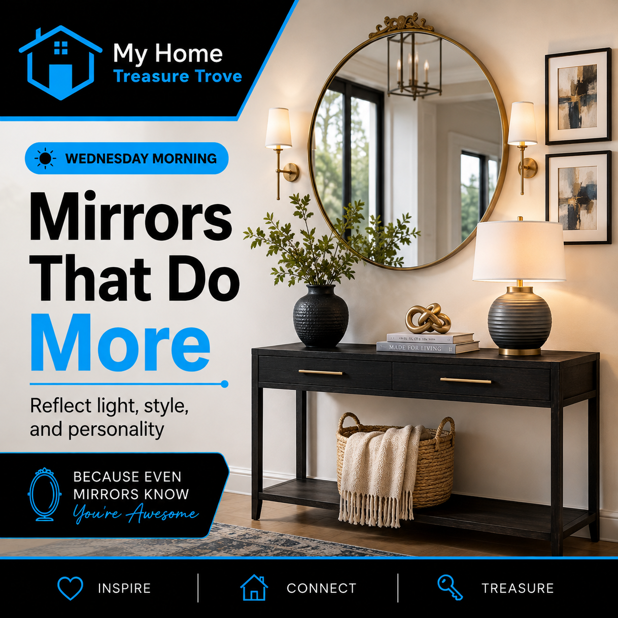 Mirrors That Do More: How Decorative Mirrors Add Light, Style, and Personality to Your Home