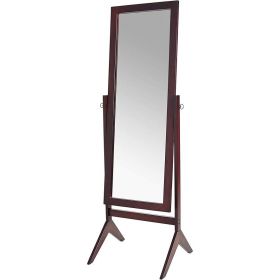 Modern Full Length Freestanding Cheval Mirror (Color: Espresso)