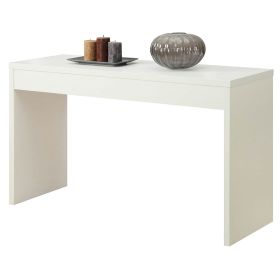 Sofa Table Modern Living Room Console Table (Color: White)
